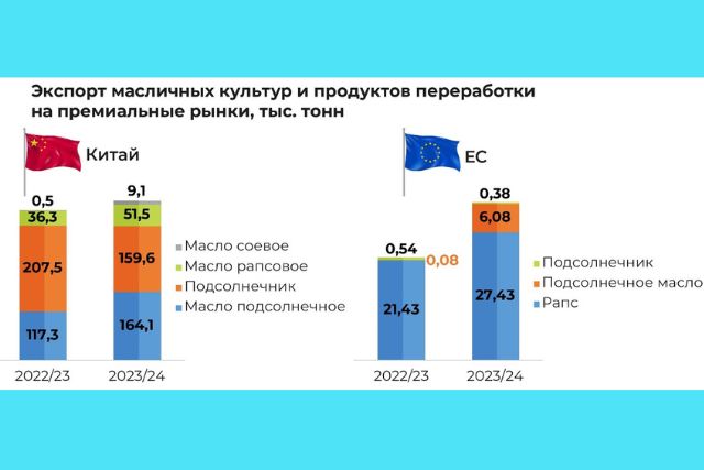 экспорт масличных