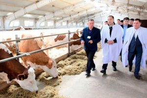 Ералы Тугжанов посетил молочную ферму