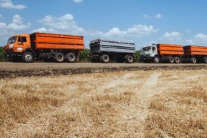 Перевозка зерновых автотранспортом