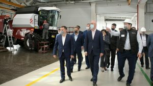 Заместитель Премьер-Министра Роман Скляр посетил производственную площадку «Kazrost Engineering»