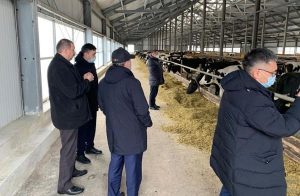 Министр Сапархан Омаров посетил Минский молочный завод №1