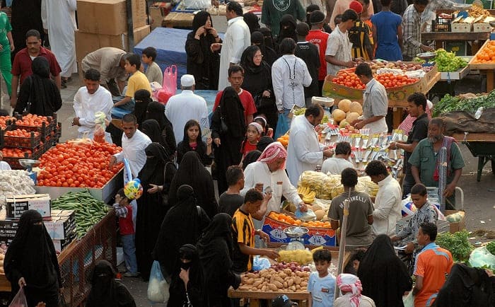 рынок в Саудовской Аравии